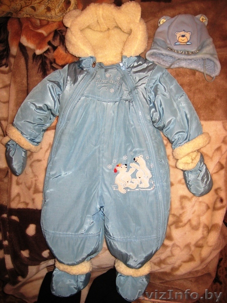Детский комбинезон-трансформер на овчине, на возраст до 2-ух лет  - Изображение #1, Объявление #90954
