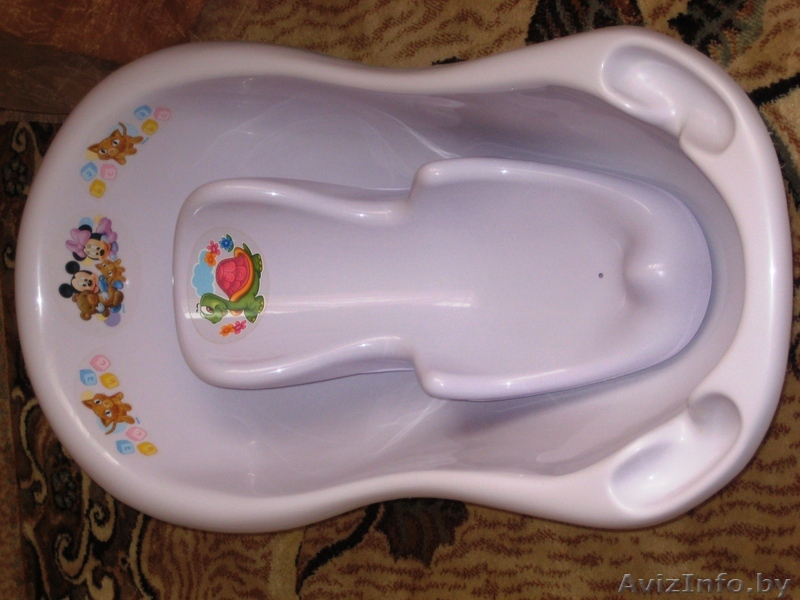 Продаю детскую ванночку для купания с подставкой, в отличном состоянии - Изображение #1, Объявление #90956