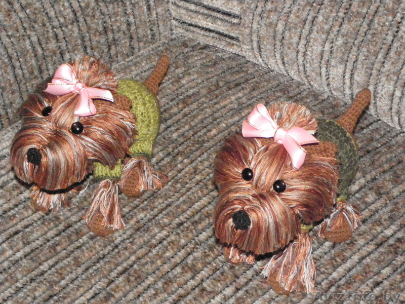 Вяжу под заказ вот таких собачек из ниток - Изображение #1, Объявление #956966
