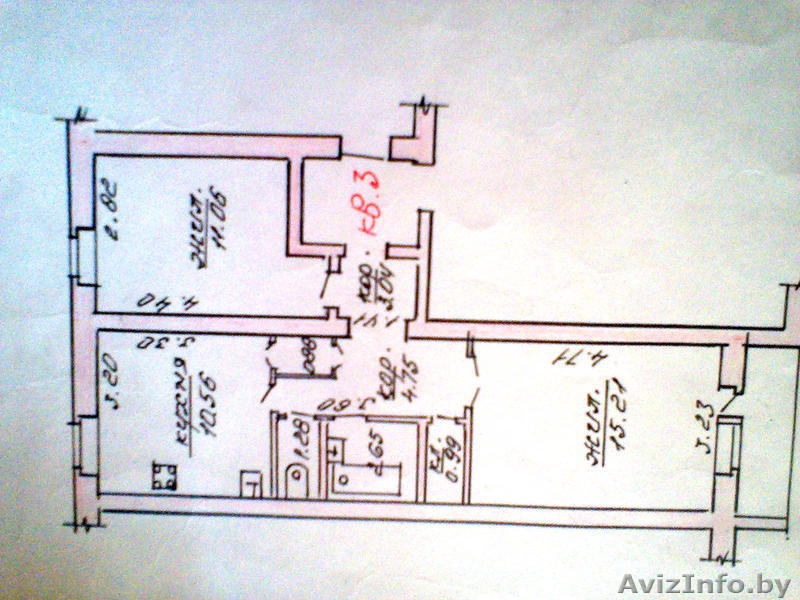 2-коматная квартира - Изображение #1, Объявление #1073876