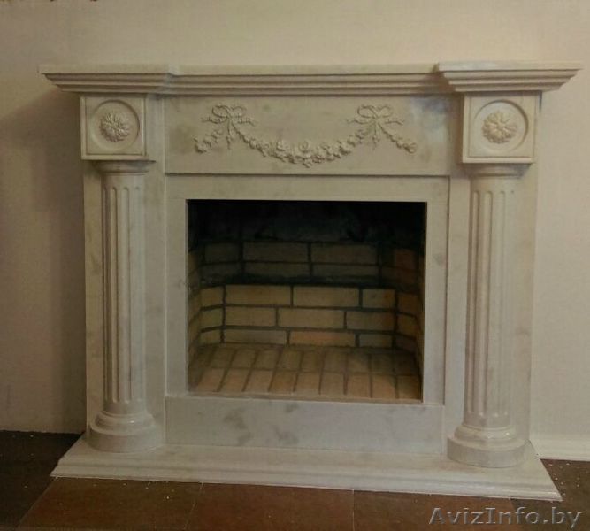 Каминный портал из искусственного мрамора - Изображение #1, Объявление #1545580