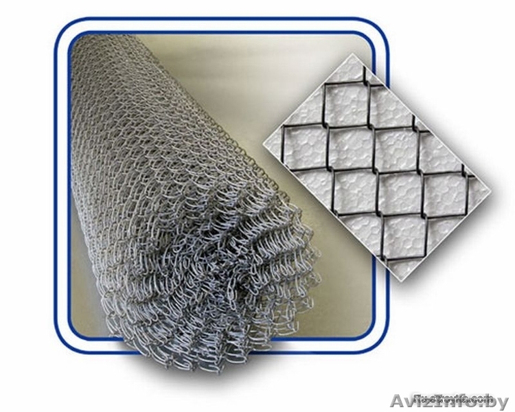 Сетка Рабица на забор оцинкованная 1,8м высота - Изображение #1, Объявление #1551229