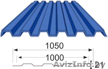 Профнастил для крыши - Изображение #1, Объявление #1619034