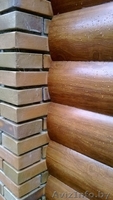МЕТАЛЛОСАЙДИНГ ПОД БРУС, БРЕВНО, КОРАБЕЛЬНАЯ ДОСКА 10 р/м2 - Изображение #1, Объявление #1161898
