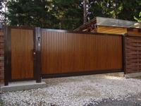 Ворота откатные, сдвижные (от3000-6000мм шириной). Калитки. - Изображение #2, Объявление #1232223