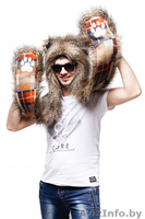 Мягкая и симпатичная зверошапка, волкошапка, шапка с ушками, шапоушка. - Изображение #1, Объявление #1336062