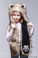 Мягкая и симпатичная зверошапка, волкошапка, шапка с ушками, шапоушка. - Изображение #3, Объявление #1336062