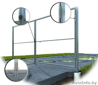 Ворота распашные. Калитки. Забор из профлиста. - Изображение #2, Объявление #1362435