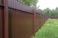 Ворота распашные. Калитки. Забор из профлиста. - Изображение #5, Объявление #1362435