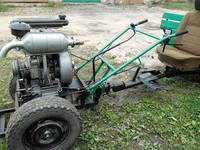 Новый самодельный мотоблок с прицепом, плугом, пахотными колесами. - Изображение #5, Объявление #1399289