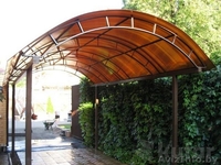 Продаем навес полукруглый и треугольный для автомобиля. Доставка – бесплатная. - Изображение #1, Объявление #1483019