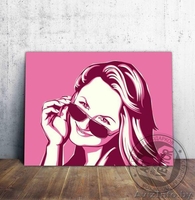 Портрет, поп арт портреты на холсте по фото - Изображение #1, Объявление #1488317