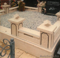 Светлое ритуальное благоустройство  из искусственного мрамора - Изображение #2, Объявление #1545700