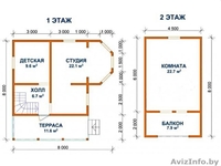 Дом из бруса Егор 6х8 сруб с установкой Быховский район - Изображение #2, Объявление #1618492