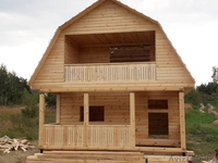 Дом из бруса Артем 6х6 сруб установка Осиповичский район - Изображение #1, Объявление #1618569