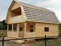 Дом из бруса Артем 6х6 сруб установка Осиповичский район - Изображение #2, Объявление #1618569