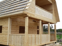 Дом из бруса Артем 6х6 сруб установка Осиповичский район - Изображение #3, Объявление #1618569