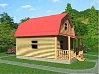 Дачный недорогой новый Дом 6х7,5 Марсель установка в Быхове - Изображение #3, Объявление #1623503