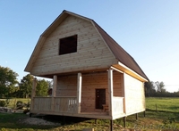 Дом из бруса Елена 6х6 м с установкой в Могилевской области - Изображение #2, Объявление #1625538