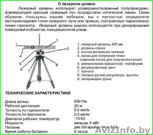 Уровень FIT лазерный Профи 400 мм, тренога 1, 15 м - Изображение #3, Объявление #125753