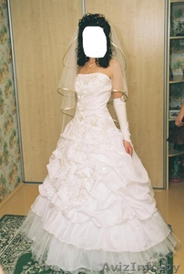 Продам белоснежное шикарное свадебное платье - Изображение #1, Объявление #517660