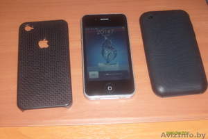 apple iphone 4 флешка 4GB универсальное зарядное  2 чехла  - Изображение #1, Объявление #598703