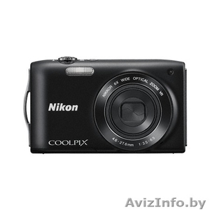 Фотоаппарат цифровой Nikon Coolpix S3300 black  - Изображение #1, Объявление #842242