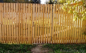 Недорогие деревянные заборы, ворота, ограды по всей Беларуси - Изображение #1, Объявление #1119659