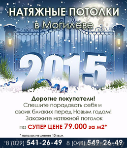 Натяжные потолки Могилев Новый год - Изображение #1, Объявление #1186209