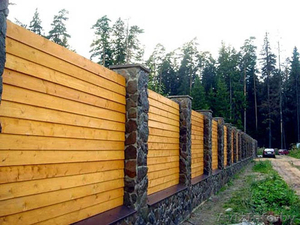   Бетонный фундамент для заборов из профлиста , камня,  кирпича,  штакетн