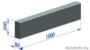 Бордюры бетонные по низким ценам в Могилеве - Изображение #1, Объявление #1485702