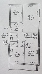 3-х комнатная квартира с новым евроремонтом (63,9/41,4/9,2), 2-й этаж, 3-х этажн - Изображение #1, Объявление #1649167