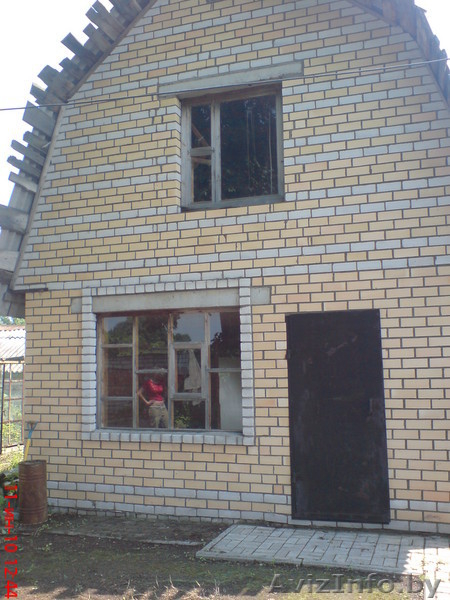 Дом-дача 2-х уровневый без внутренней отделки, баня, гараж, погреб, парник   - Изображение #1, Объявление #41260