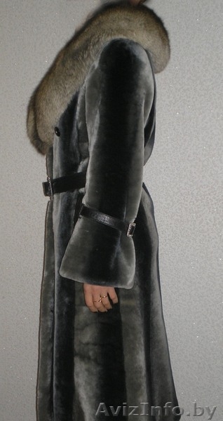 Продаю мутоновую шубу,длинная,песцовый воротник,размер 42/44,телеф-5441664(мтс). - Изображение #4, Объявление #90018