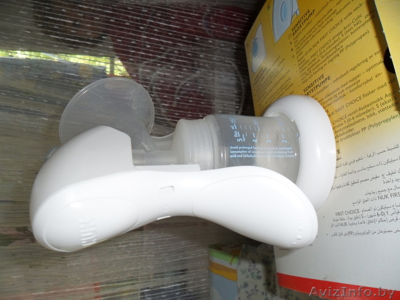 Молокоотсос  ручной механический NUK(Sensitive) - Изображение #3, Объявление #333052