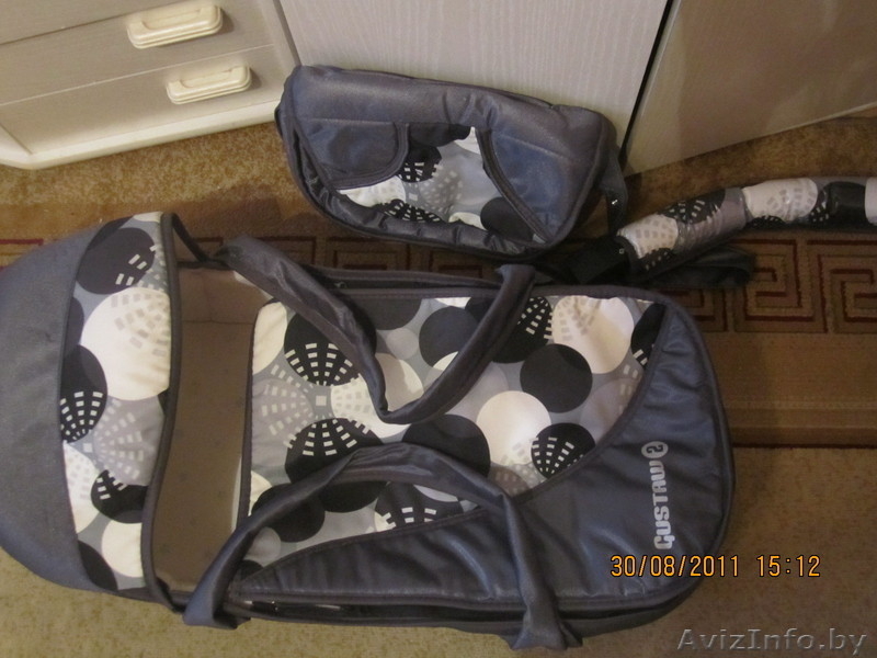 детская коляска, цвет мокрый асфальт - Изображение #2, Объявление #368966