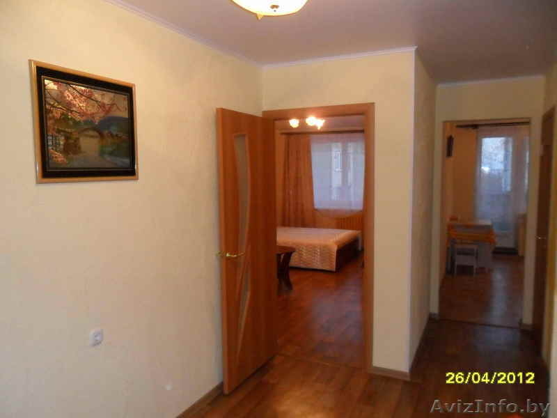 1-комнатная квартира на сутки в центре на берегу р. Дубровенка с интернет  WI-FI - Изображение #2, Объявление #644615