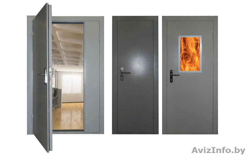 Металлические противодымные противопожарные двери и люки. - Изображение #1, Объявление #1121072