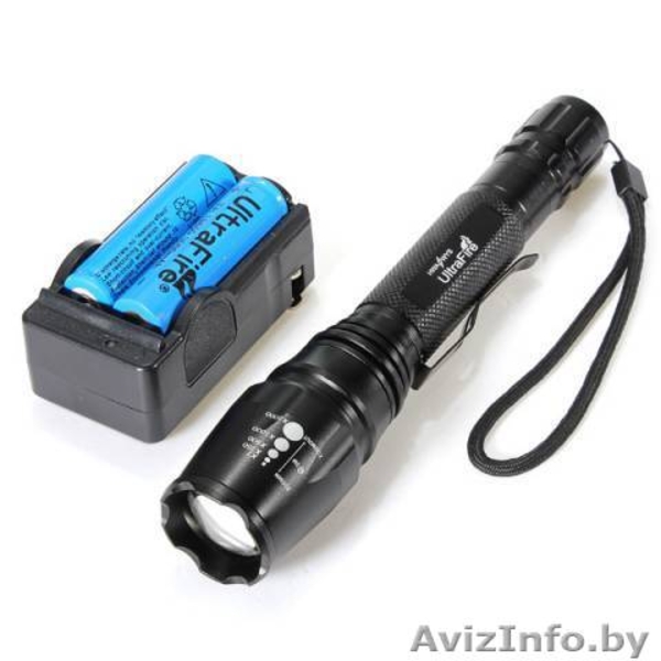 Мощнейший фонарик UltraFire 2000 Lumen CREE XML T6 LED аккумуляторы зарядное. - Изображение #5, Объявление #1179175