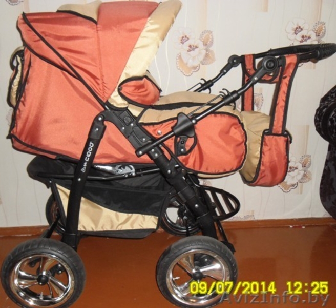 Коляска BOGUS-4 2в1. Состояние идеальное. +подарок. - Изображение #1, Объявление #1183333