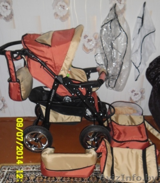 Коляска BOGUS-4 2в1. Состояние идеальное. +подарок. - Изображение #3, Объявление #1183333