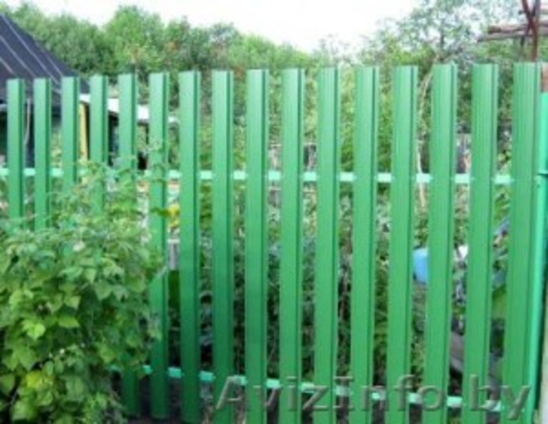 Металлочерепица заборы из профнастила Штакетник из металла в Могилеве и области - Изображение #2, Объявление #1213855