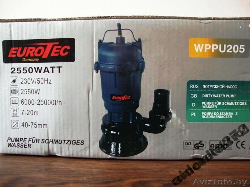 Насос погружной  для откачки грязной воды и канализации.. - Изображение #5, Объявление #1468978