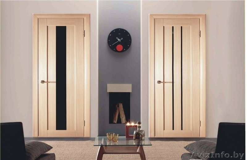 Двери межкомнатные из евро бруса массива и эко шпона  - Изображение #1, Объявление #1202218