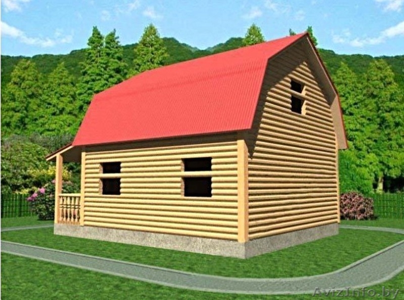 Садовый Дом Марсель сруб 6х7м из бруса установка в Могилеве - Изображение #3, Объявление #1614296