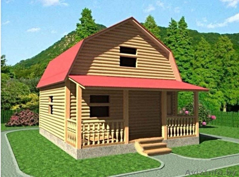 Садовый Дом Марсель сруб 6х7м из бруса установка в Могилеве - Изображение #4, Объявление #1614296