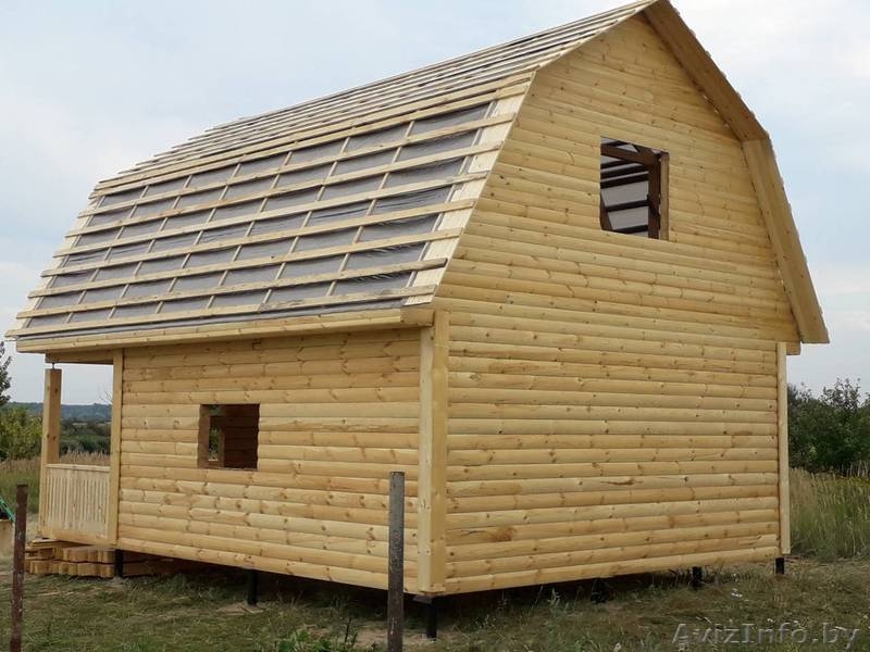 Дом из бруса Артем 6х6 сруб установка Осиповичский район - Изображение #4, Объявление #1618569