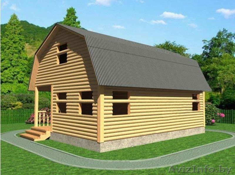 Дом из бруса сруб Петр 6х8 установка в Белыничи - Изображение #3, Объявление #1623499