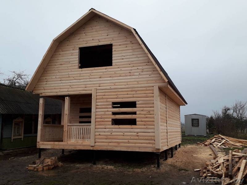 Дом из бруса сруб Петр 6х8 установка в Белыничи - Изображение #5, Объявление #1623499