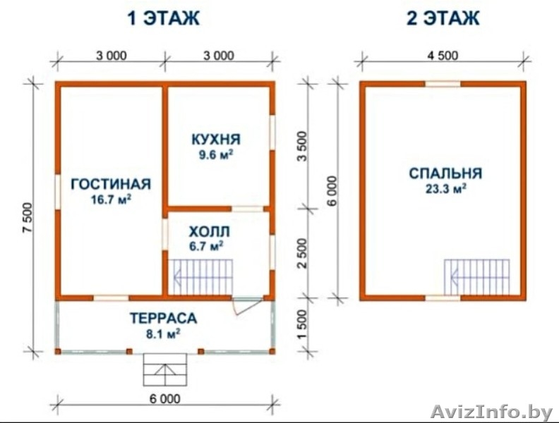 Дачный недорогой новый Дом 6х7,5 Марсель установка в Быхове - Изображение #2, Объявление #1623503